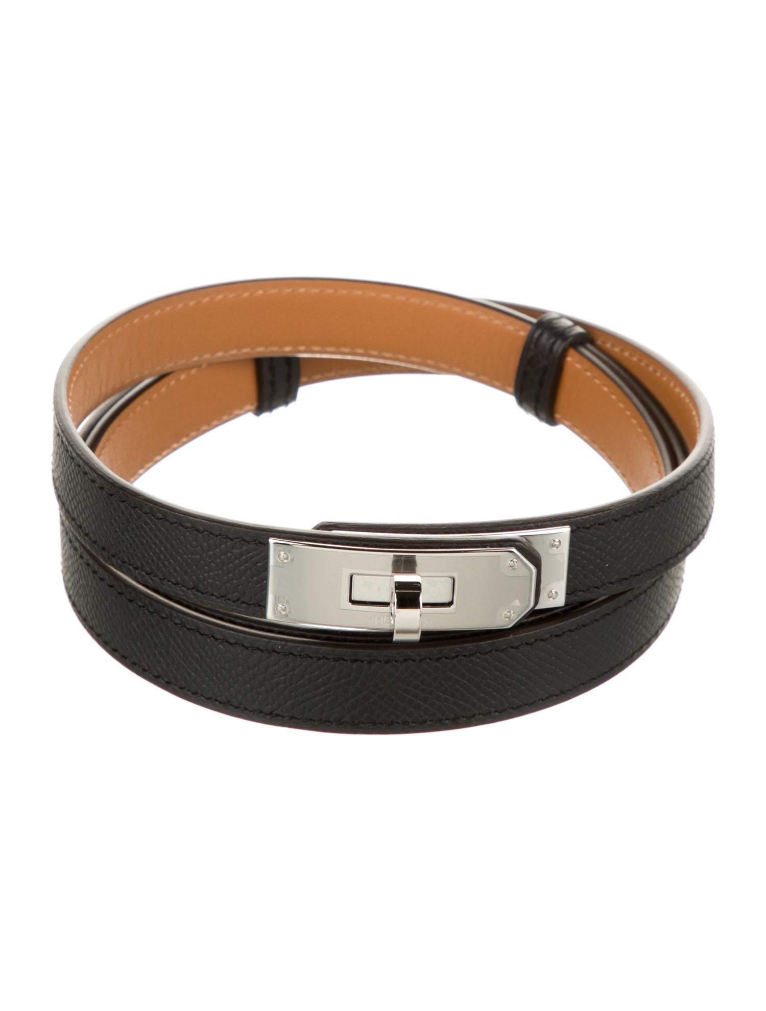 Hermès 18 mm Epsom Leather Kelly Belt