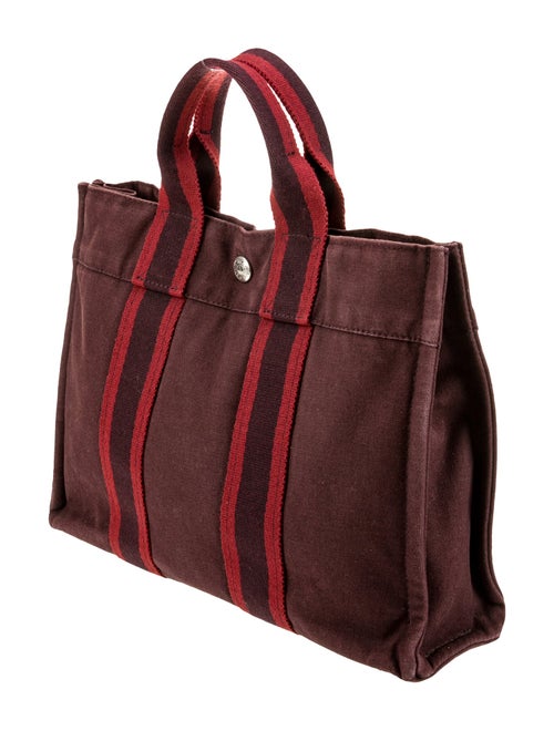 Hermès Toile Fourre-Tout PM