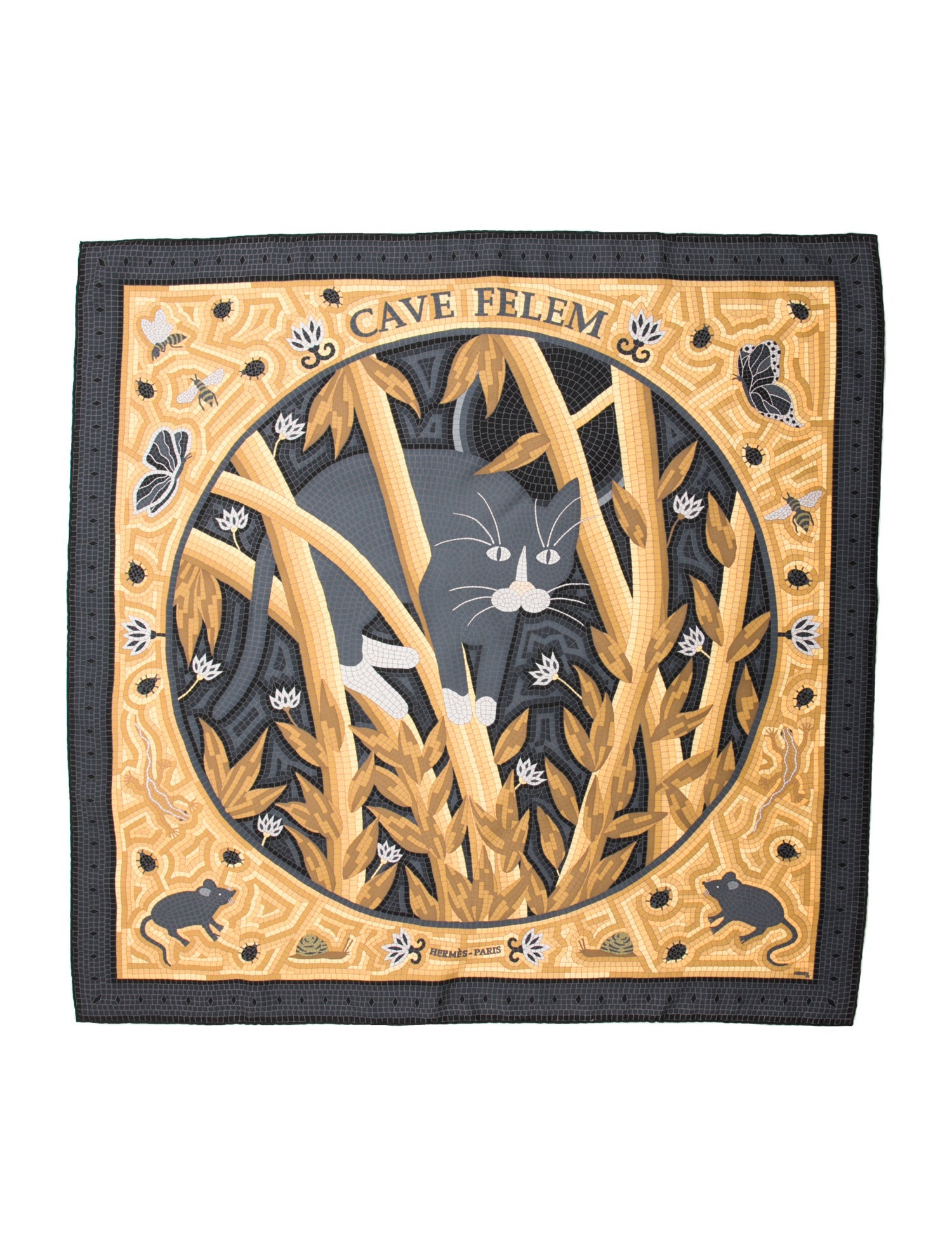 Hermès Cave Felem Silk Scarf