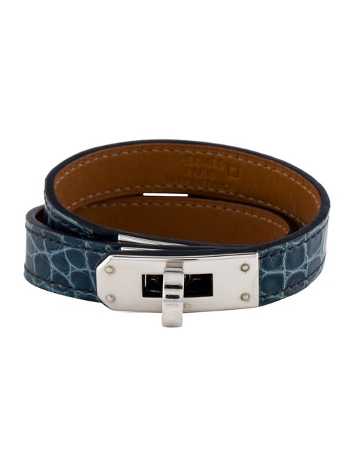 Hermès Alligator Kelly Double Tour Wrap Bracelet