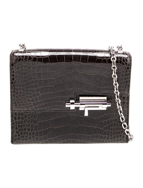 Hermès 2018 Alligator Verrou Chaîne Mini Bag