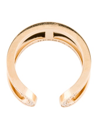 Hermès 18K Diamond Ever Chaine D'ancre Ring, Medium Model