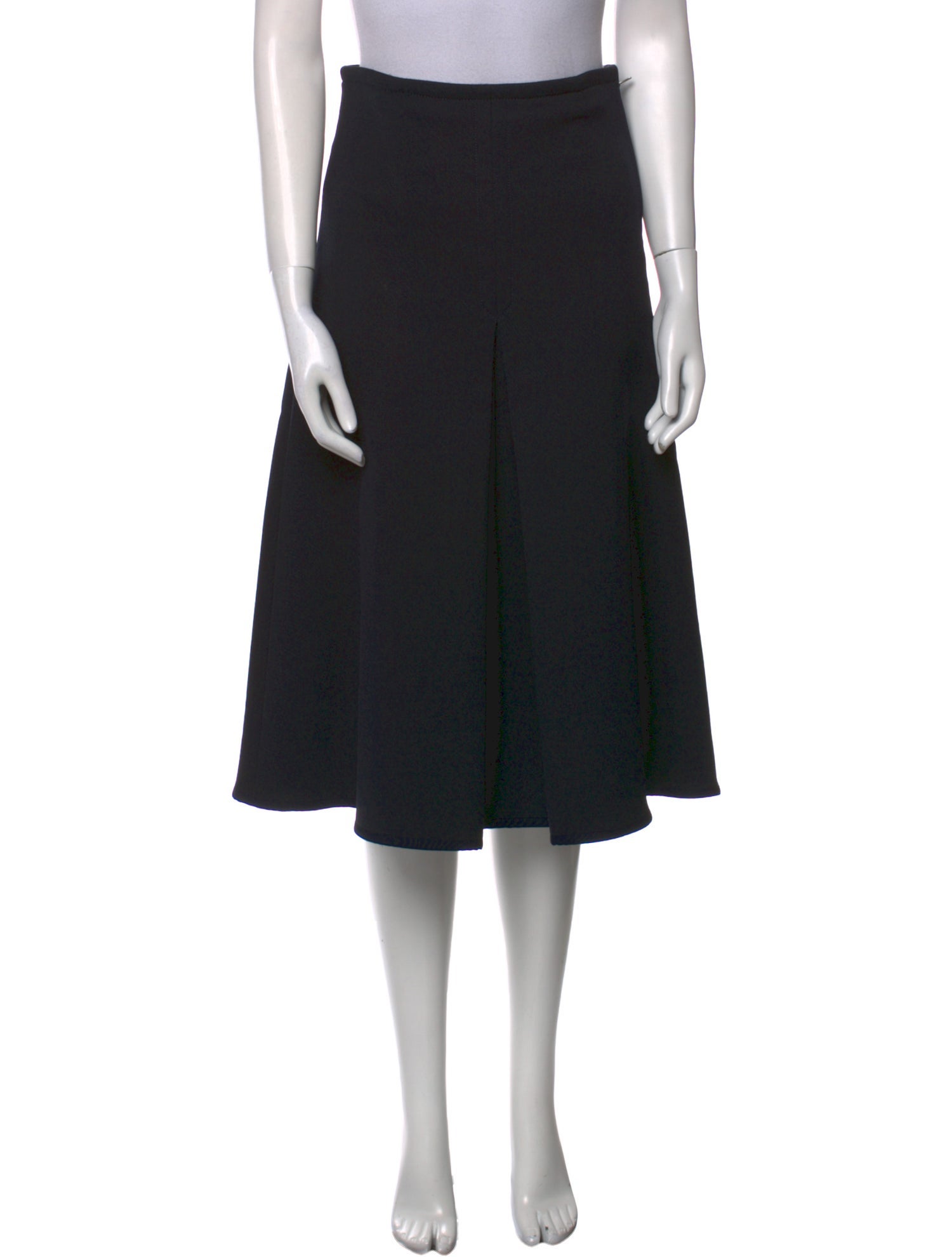 Hermès Virgin Wool Midi Length Skirt