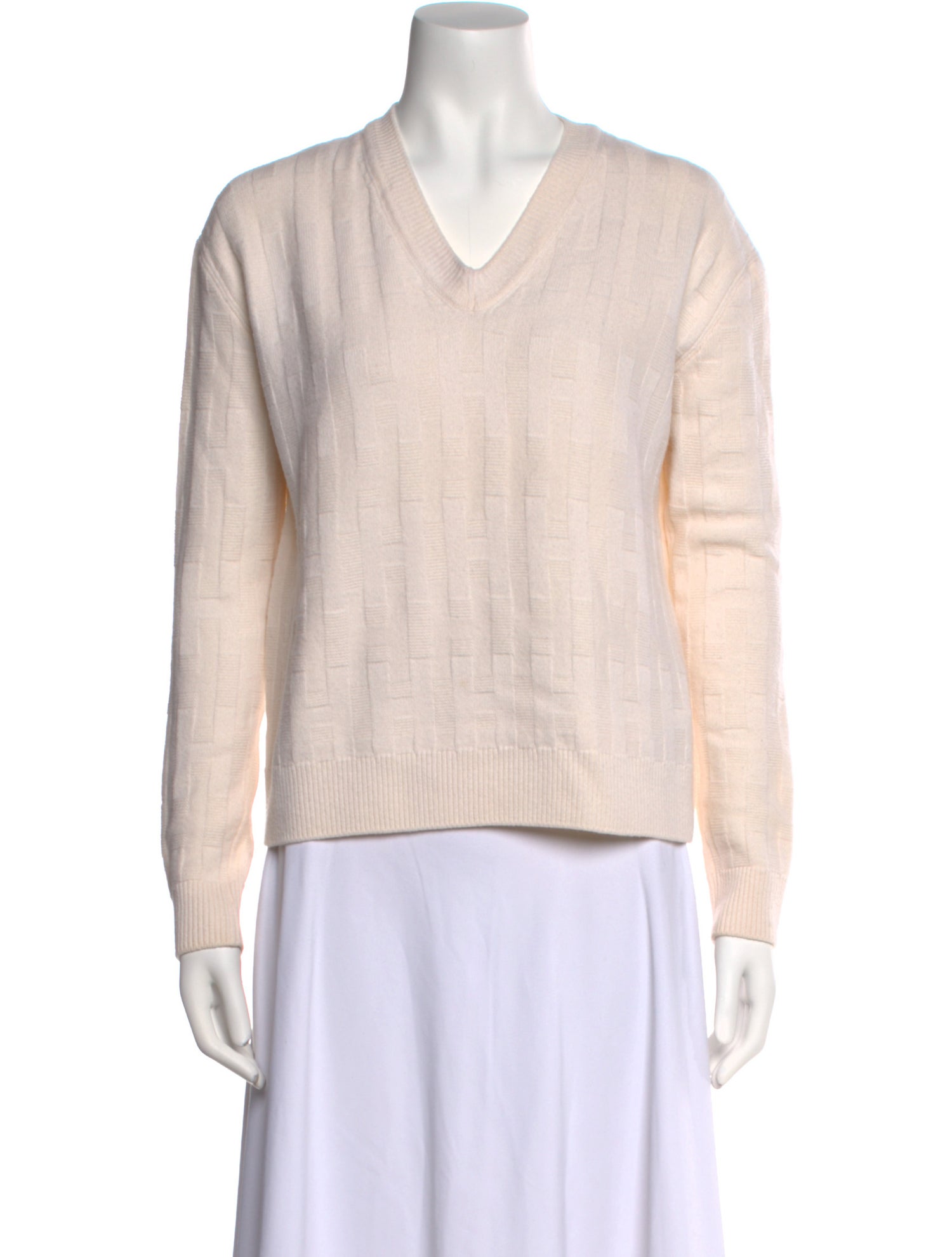 Hermès Virgin Wool V-Neck Sweater