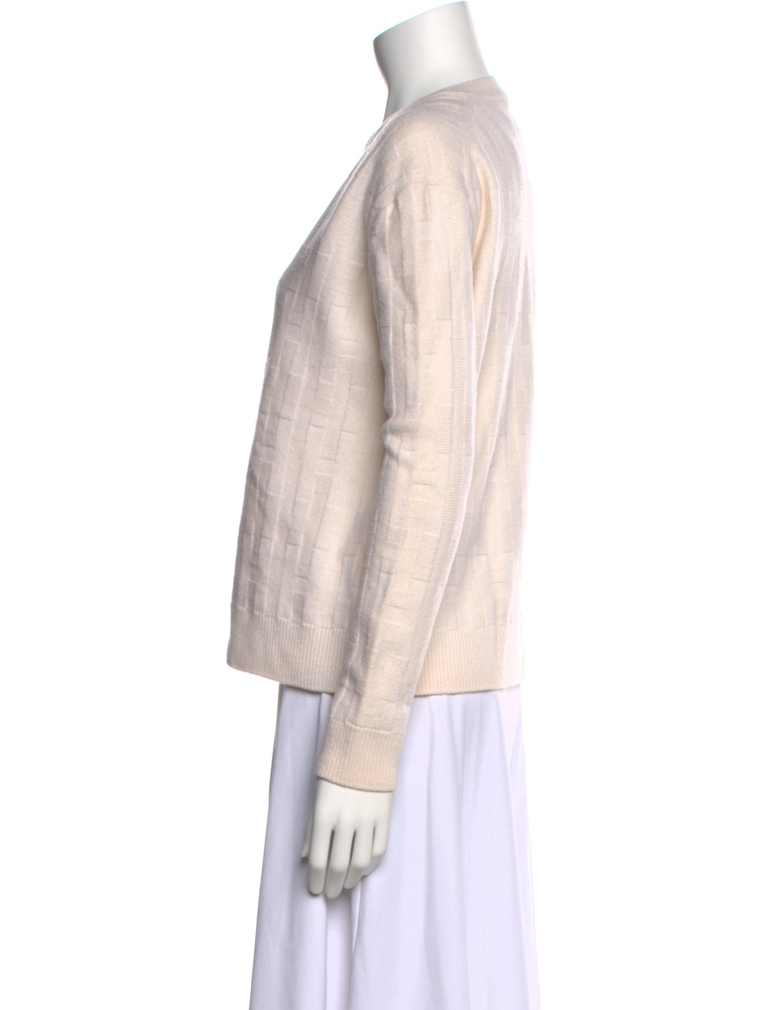 Hermès Virgin Wool V-Neck Sweater