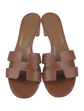 Hermès Oasis Calfskin Slides