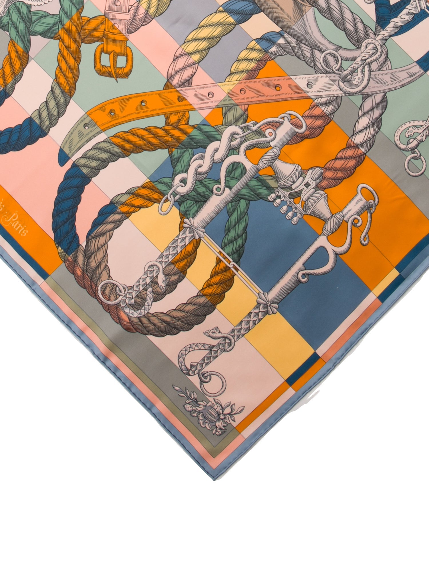 Hermès Della Cavalleria Double Face Silk Scarf w/ Tags