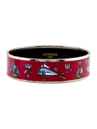 Hermès Wide Enamel Bangle
