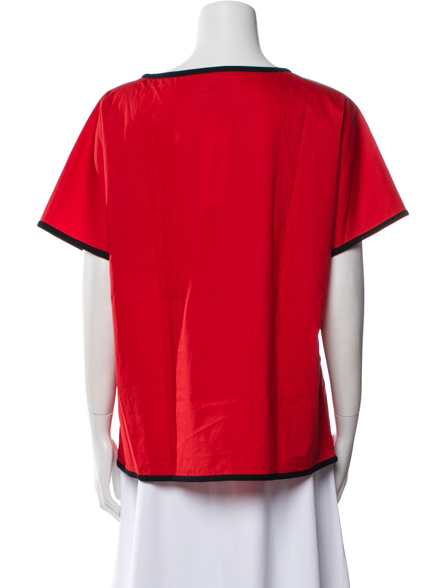 Hermès Bateau Neckline Short Sleeve T-Shirt