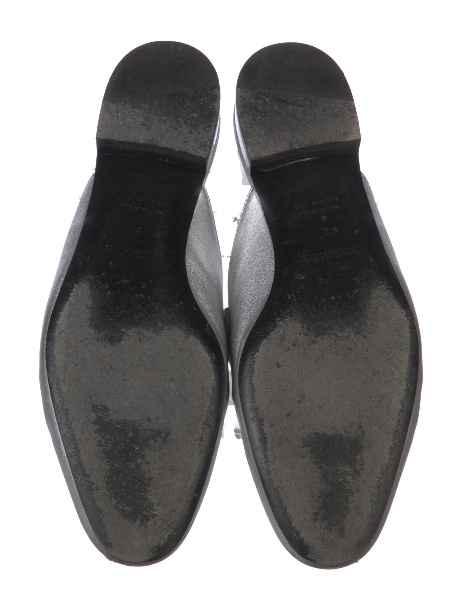 Hermès Trocadero H Logo Mules