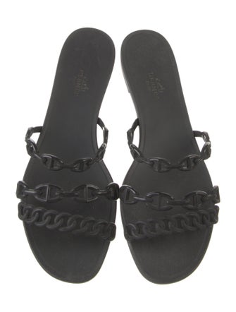 Hermès Rivage Chaîne d'Ancre Insignia Slides