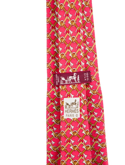 Hermès Silk Printed Tie