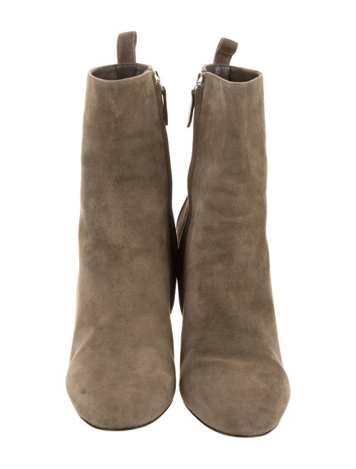 Hermès Suede Leather Trim Embellishment Boots