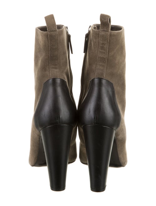 Hermès Suede Leather Trim Embellishment Boots