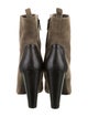 Hermès Suede Leather Trim Embellishment Boots