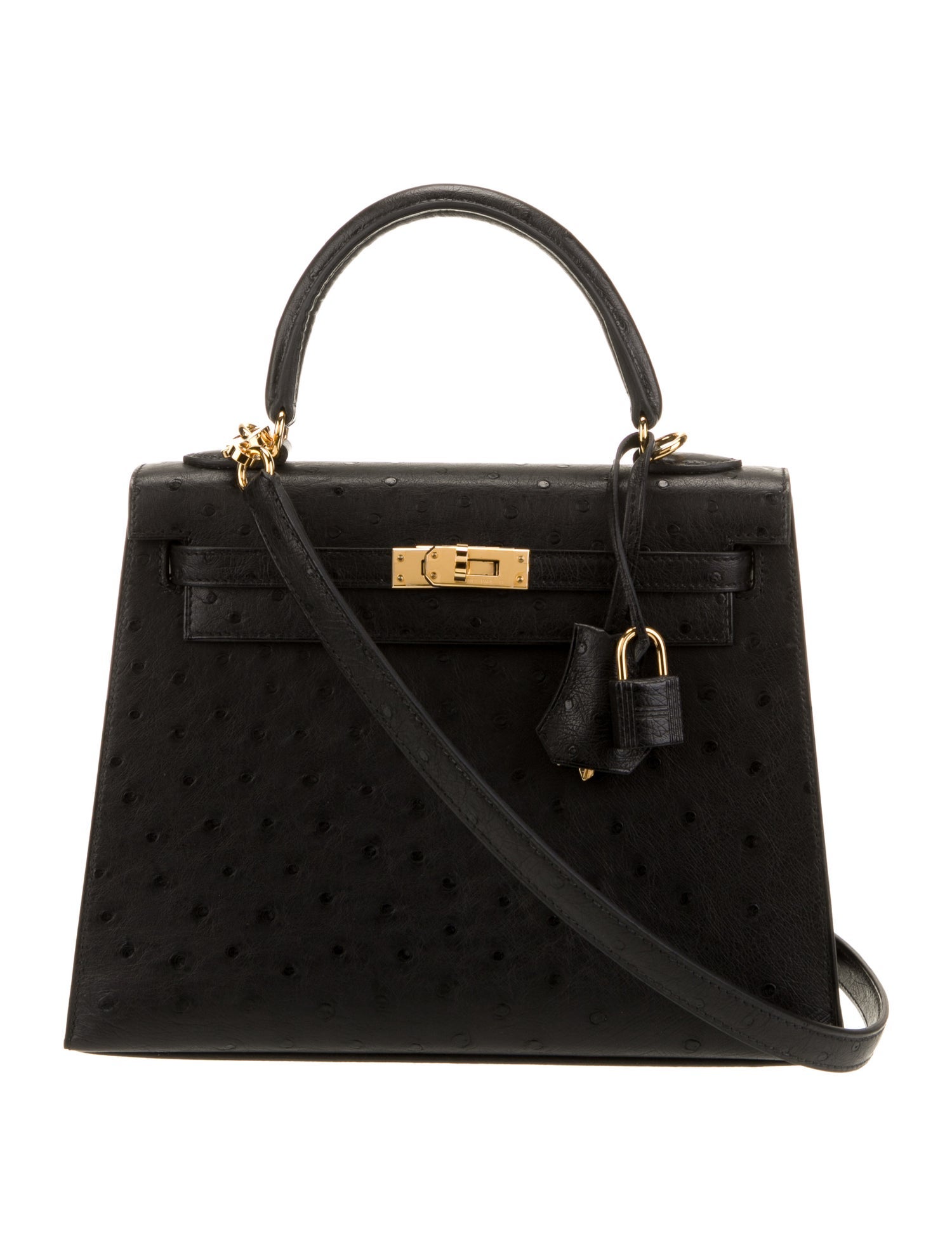 Hermès 2023 Ostrich Kelly II Sellier 25