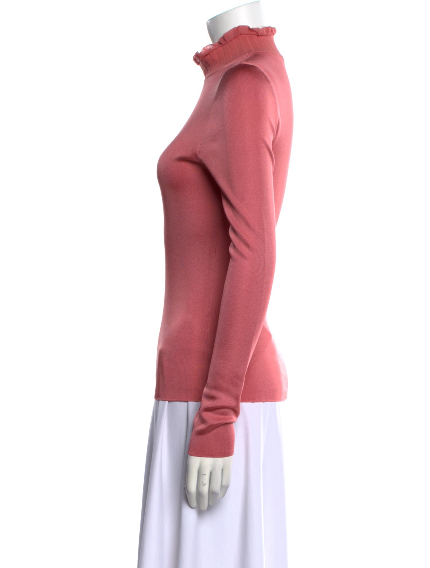 Hermès Silk Turtleneck Top