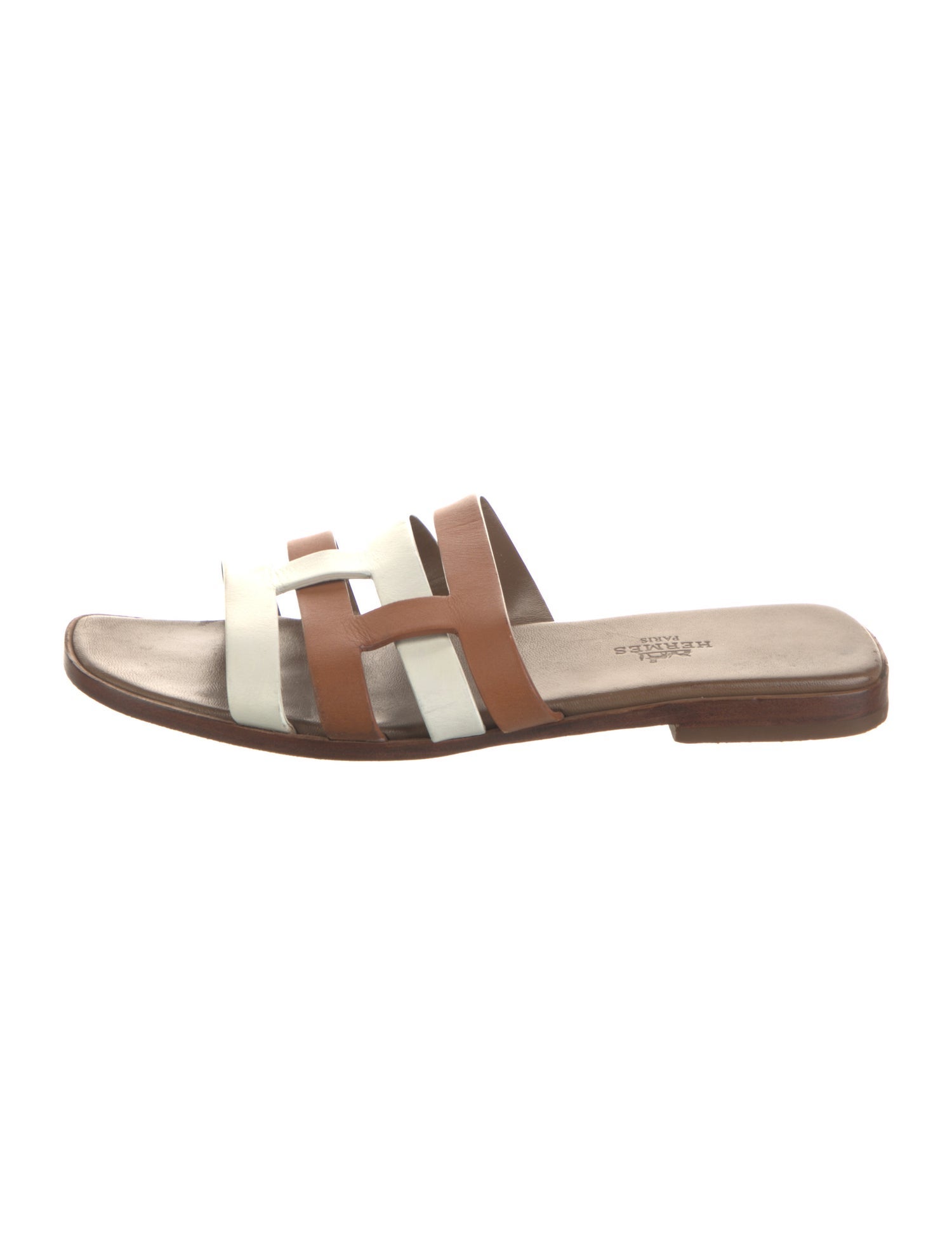 Hermès Amore Leather Slides