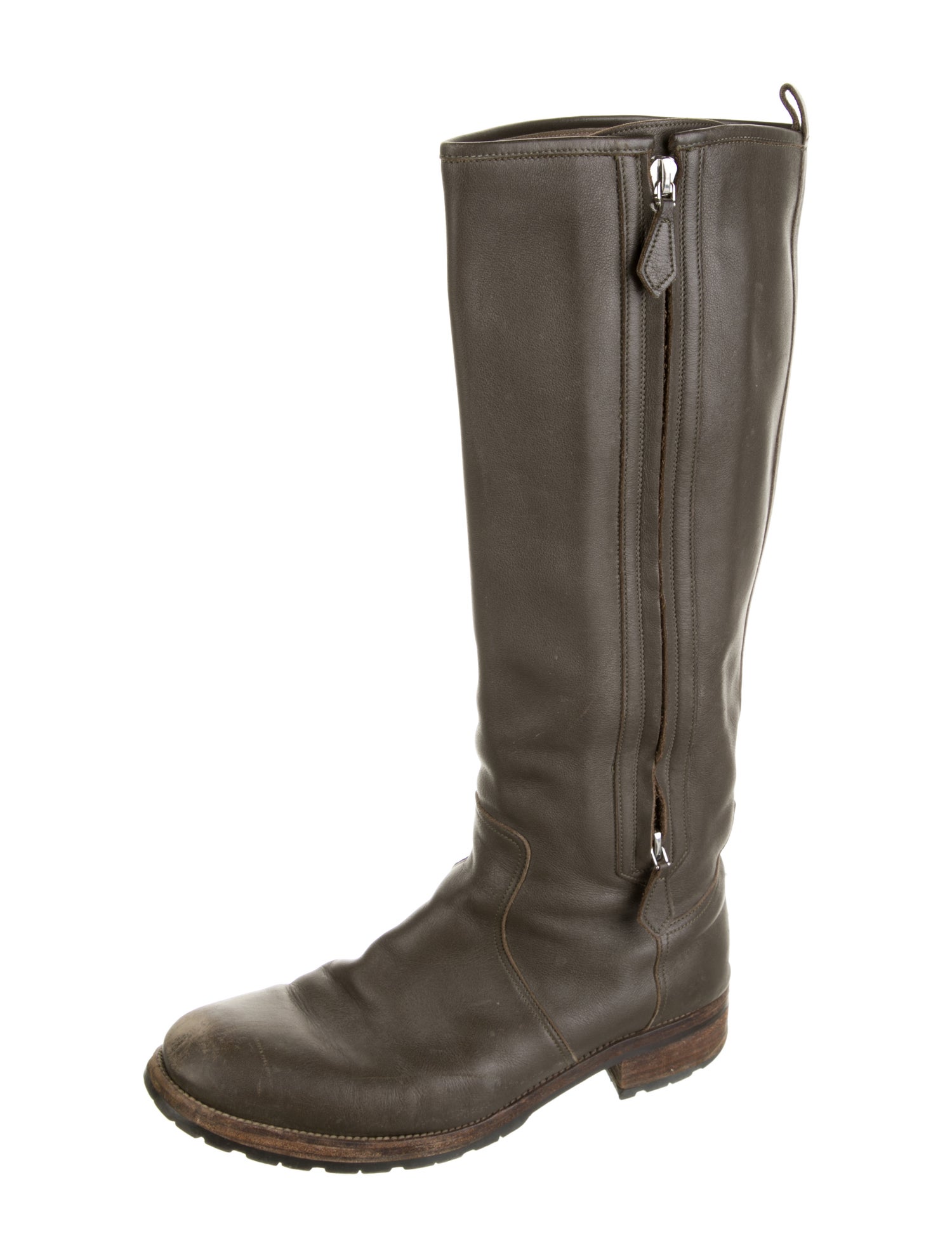 Hermès Leather Riding Boots