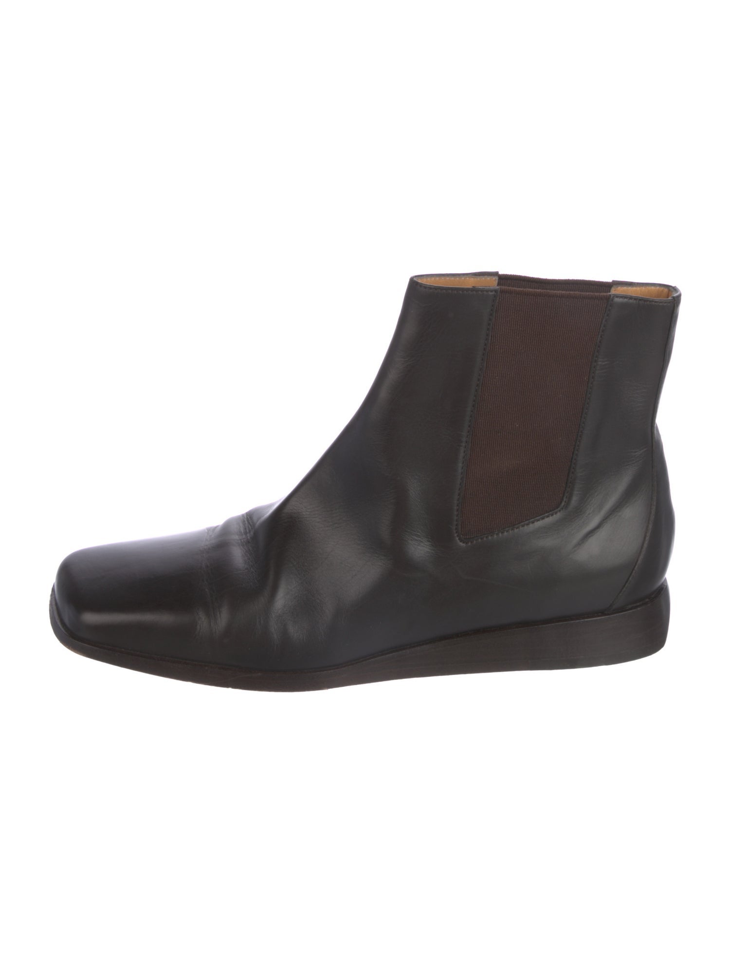 Hermès Vintage Leather Chelsea Boots