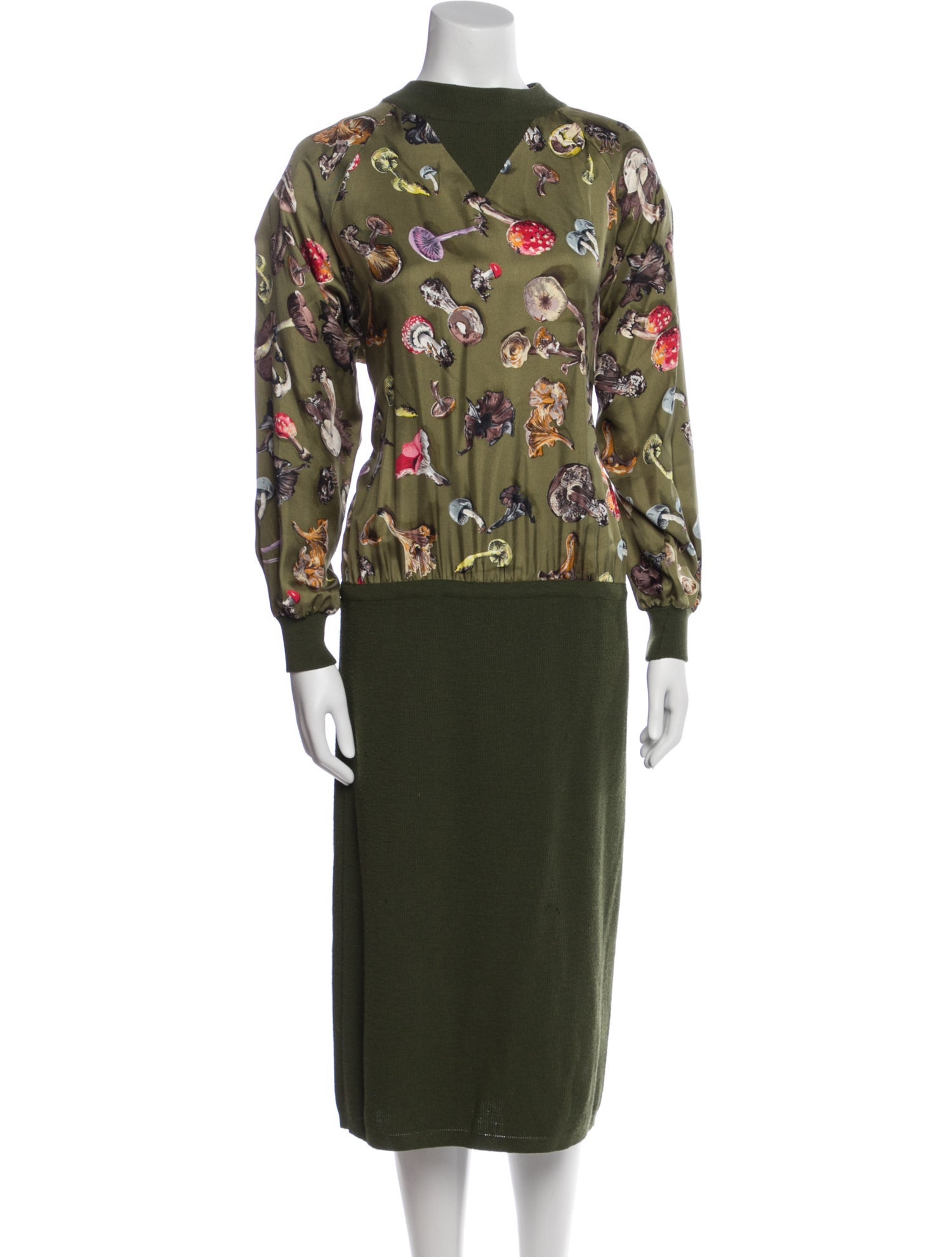 Hermès Vintage Midi Length Dress