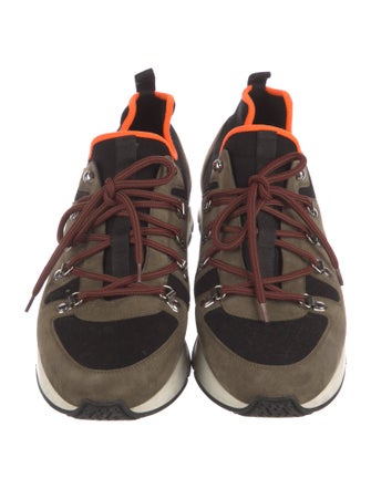 Hermès Colorblock Pattern Sneakers