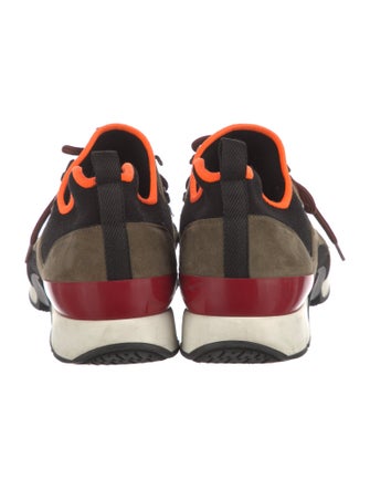 Hermès Colorblock Pattern Sneakers