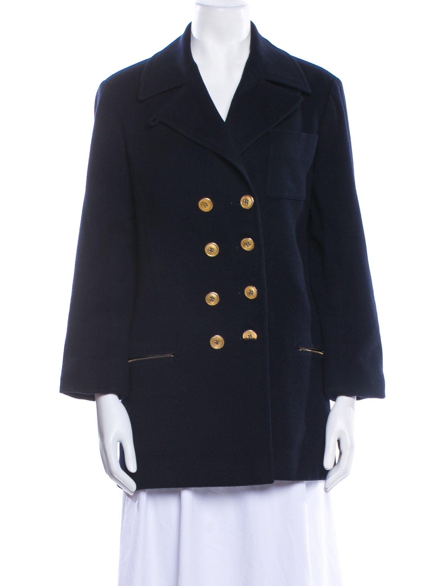 Hermès Vintage Cashmere Peacoat