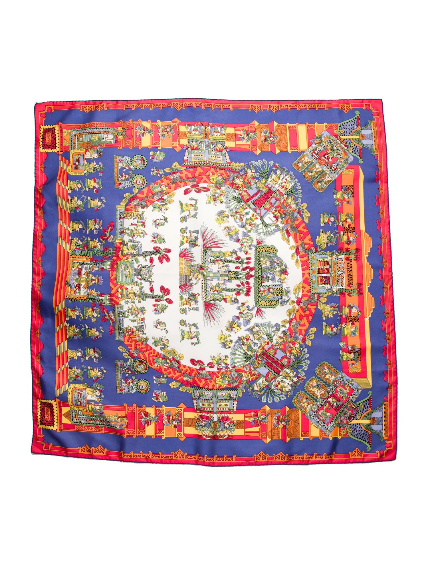 Hermès Astres et Soleils Silk Scarf