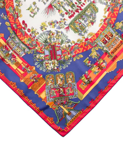 Hermès Astres et Soleils Silk Scarf