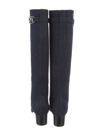 Hermès Versailles Denim Riding Boots
