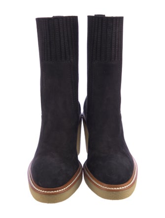 Hermès Donia 70 Suede Sock Boots