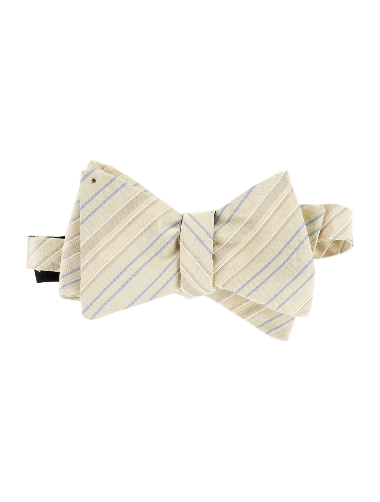 Hermès Striped Silk Bow Tie