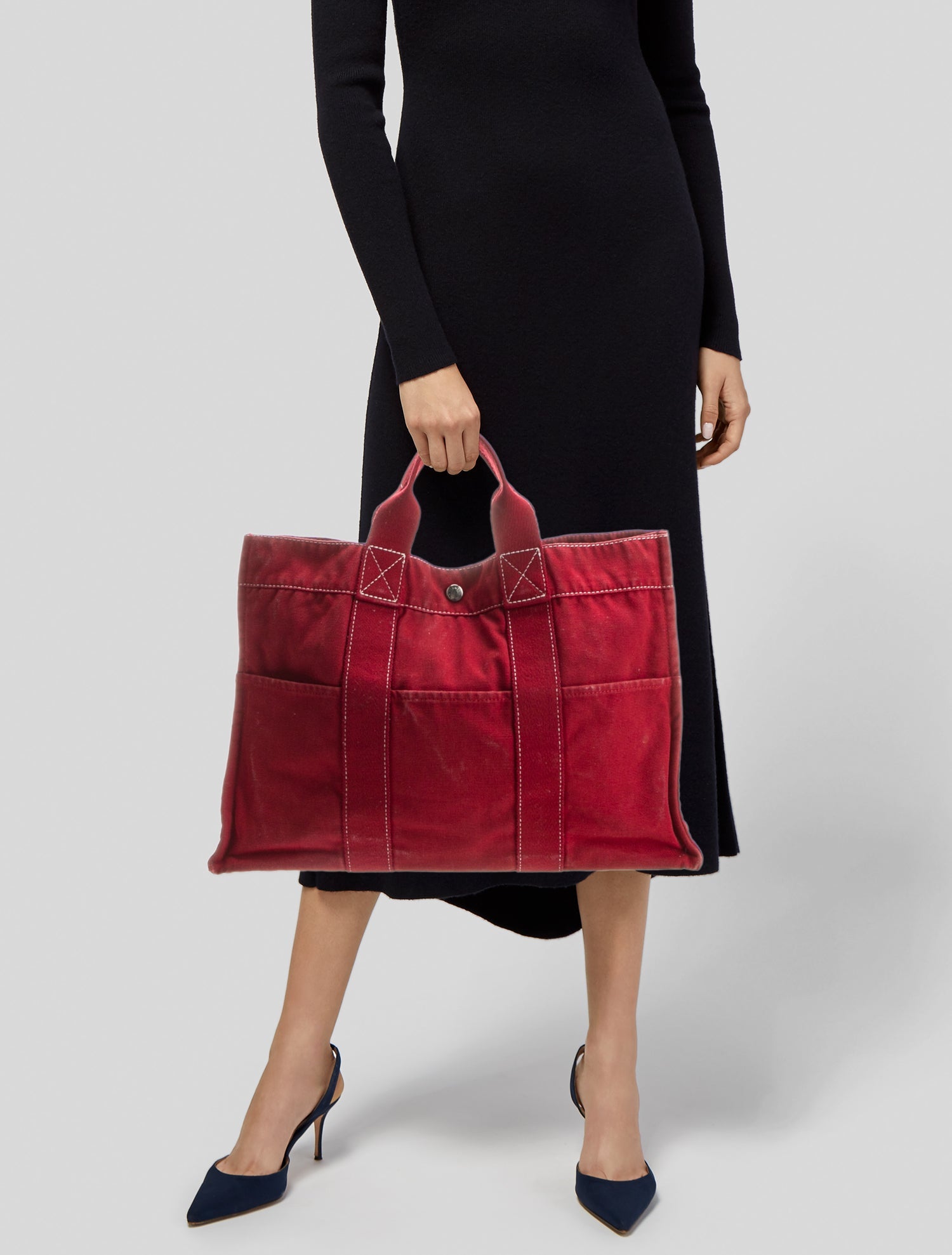 Hermès Toile Fourre-Tout MM