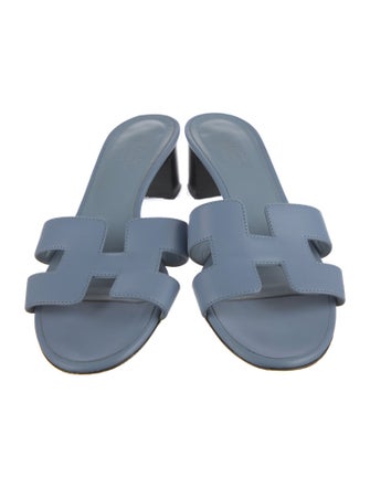 Hermès Oasis Leather Slides