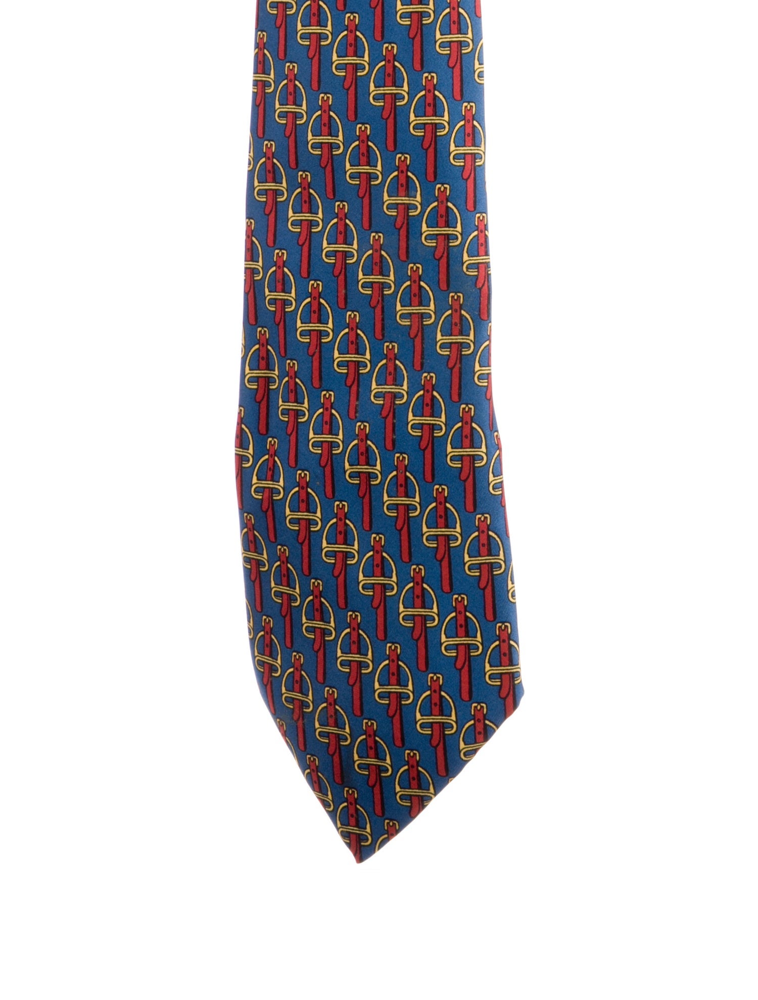 Hermès Silk Printed Tie