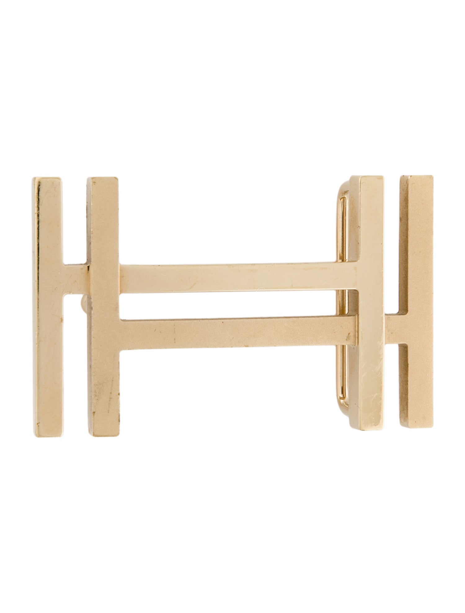 Hermès 32 mm Metal H au Carré Buckle