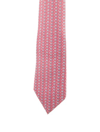 Hermès Silk Pattern Tie