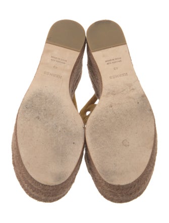 Hermès 2024 Chaîne d'Ancre Insignia Espadrilles