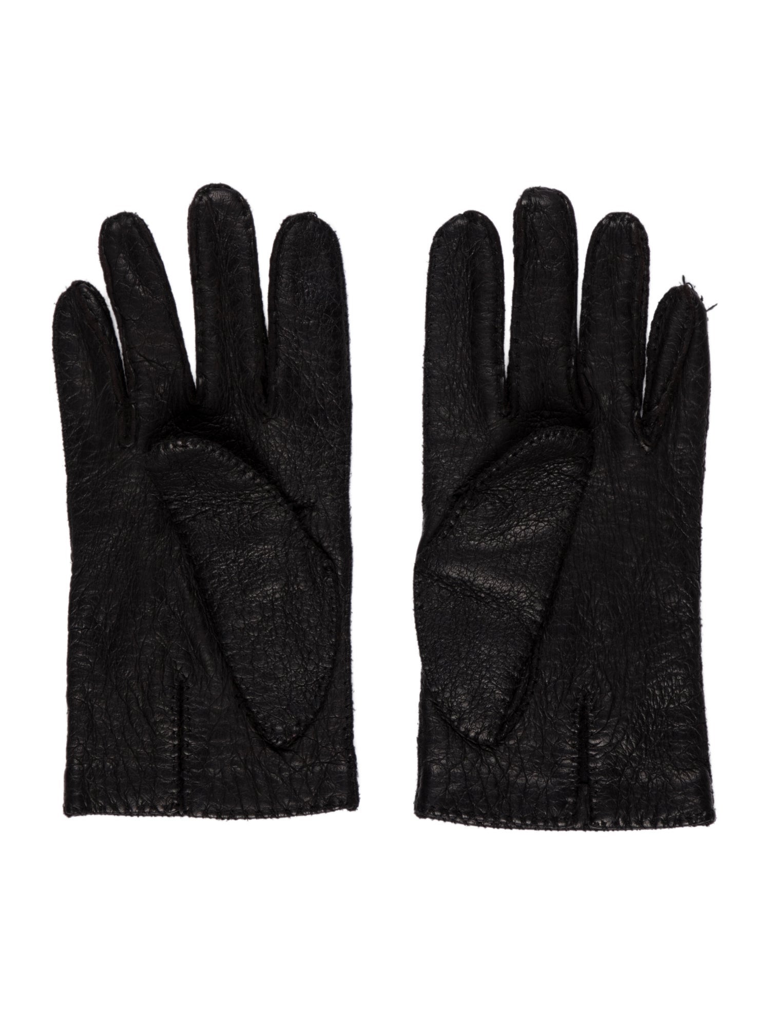Hermès Leather Gloves