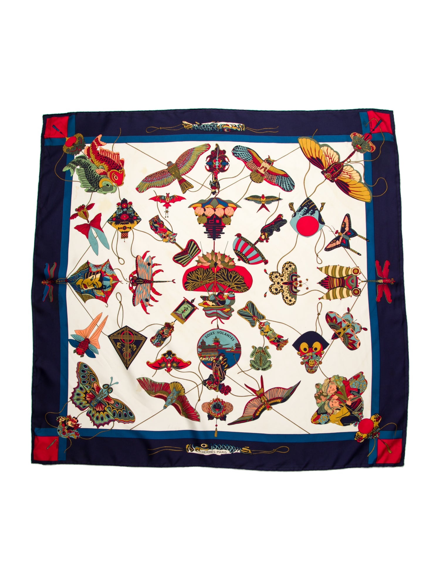 Hermès Soies Volantes Silk Scarf