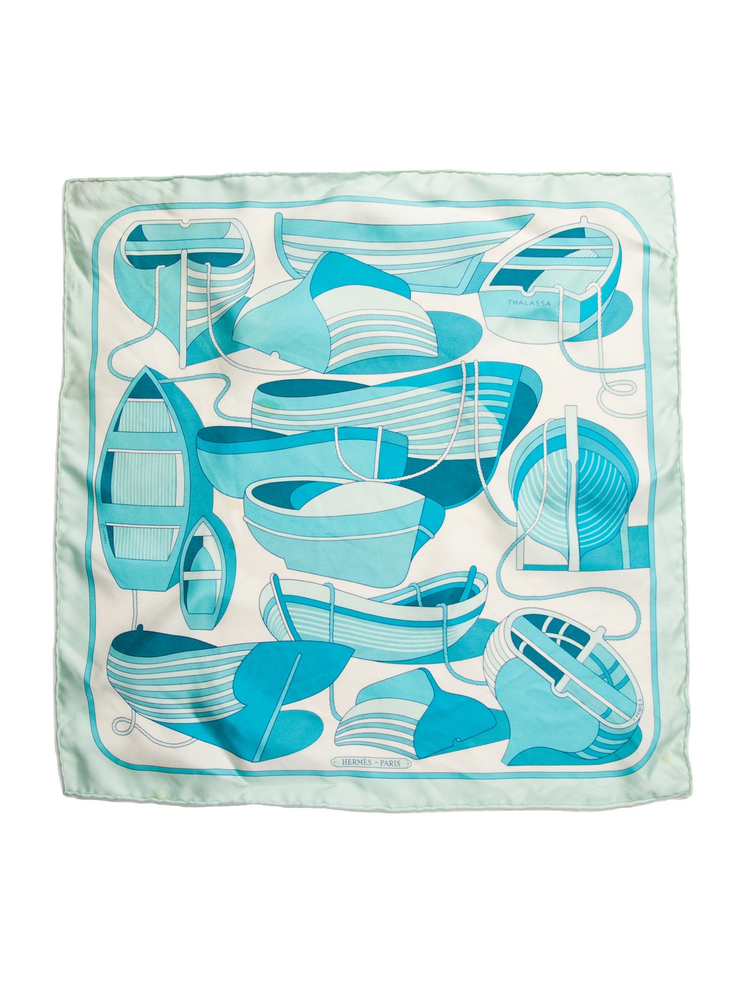 Hermès Thalassa Silk Scarf