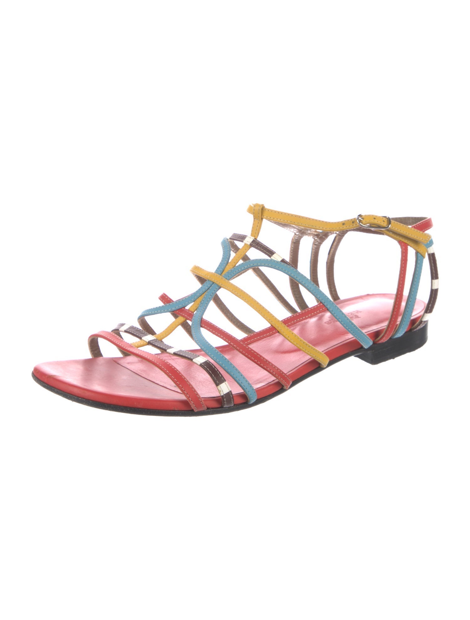 Hermès Rapido Leather Gladiator Sandals