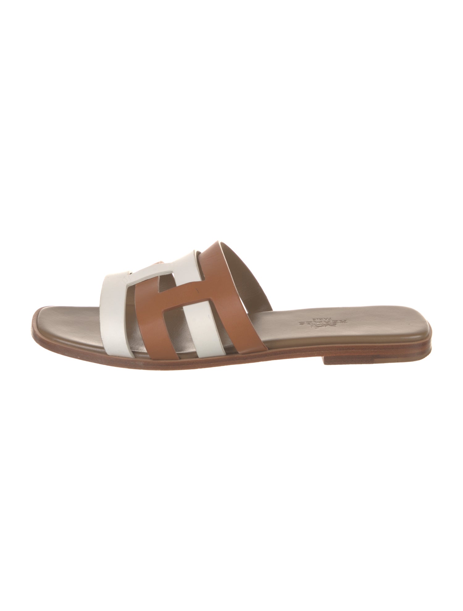 Hermès Amore Leather Slides