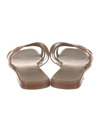 Hermès Amore Leather Slides