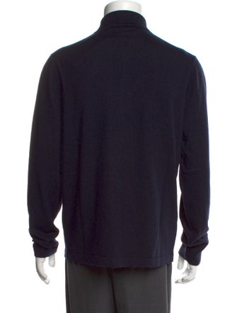 Hermès Wool Mock Neck Cardigan