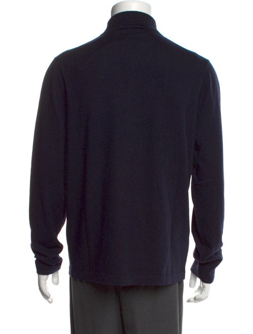 Hermès Wool Mock Neck Cardigan