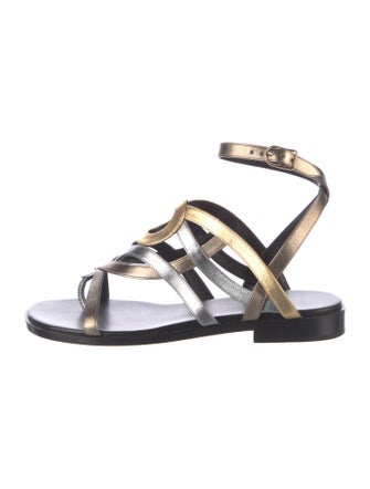 Hermès Carthage Leather Gladiator Sandals