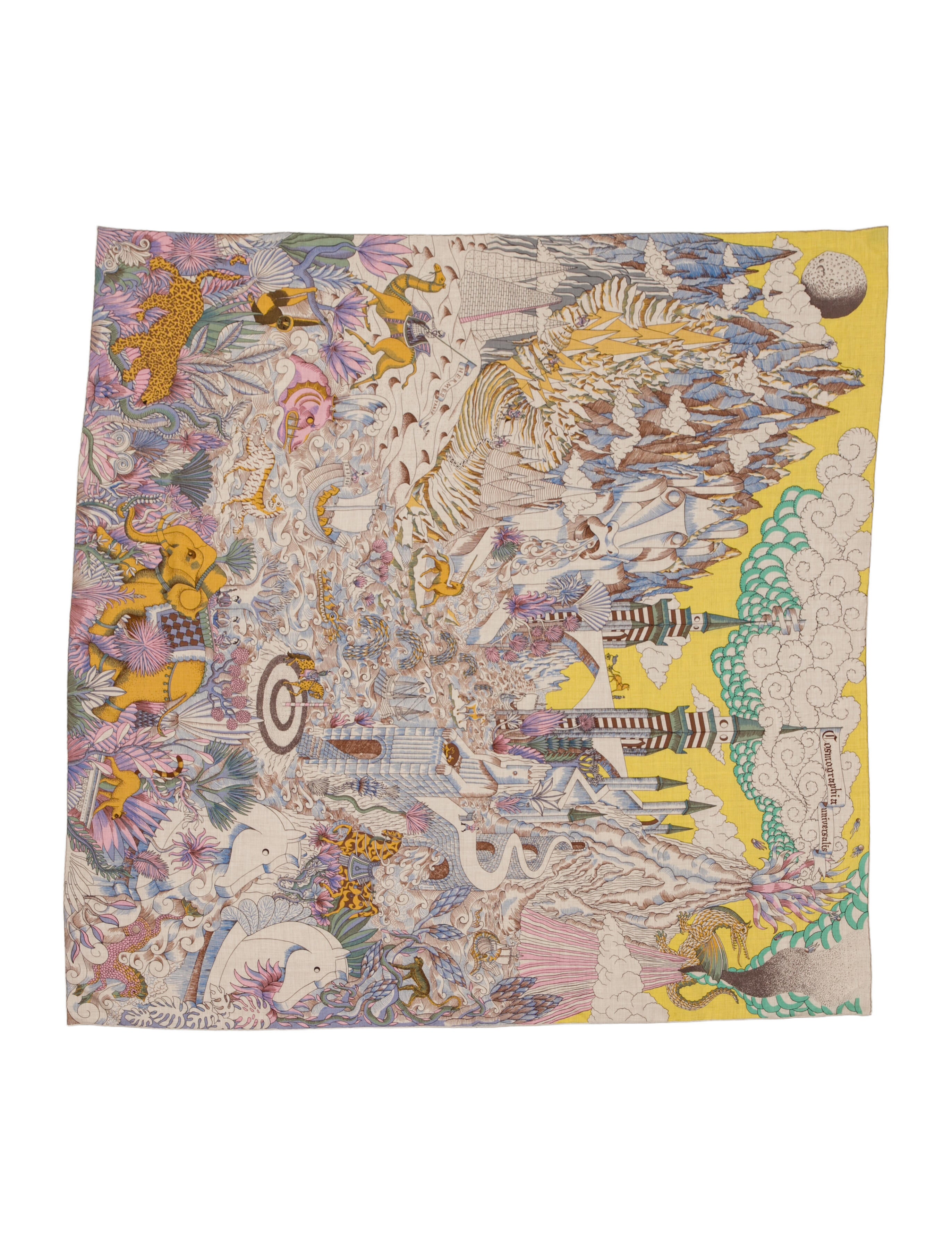 Hermès Cosmographia Universalis Cashmere Shawl