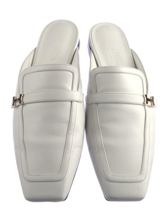 Hermès Groupie H Logo Mules